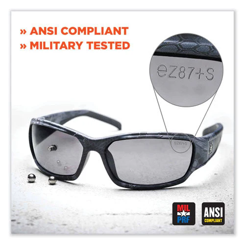 Skullerz Dagr Safety Glasses, Kryptek Highlander Nylon Impact Frame, Anti-fog Clear, Ships In 1-3 Business Days - Image 2