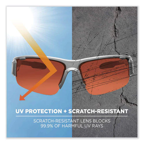 Skullerz Dagr Safety Glasses, Kryptek Highlander Nylon Impact Frame, Polrizd Copper Polycarb Lens, Ships In 1-3 Business Days - Image 2