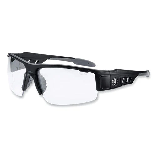 Skullerz Dagr Safety Glasses, Matte Black Nylon Impact Frame, Anti-fog Clear Polycarbonate Lens, Ships In 1-3 Business Days - Image 1