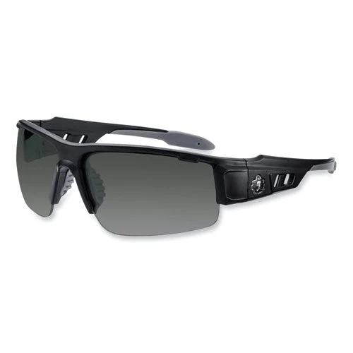 Skullerz Dagr Safety Glasses, Matte Black Nylon Impact Frame, Anti-fog Polycarbonate Lens, Ships In 1-3 Business Days - Image 1