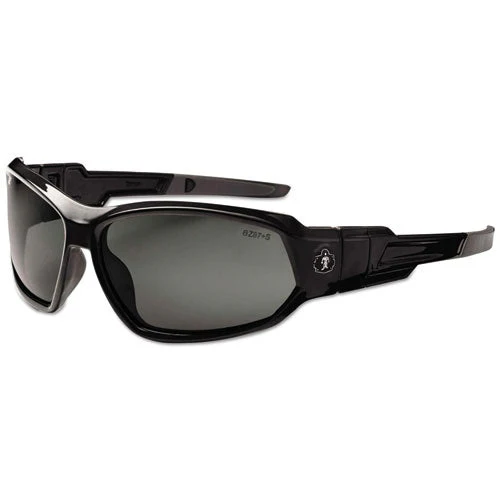 Skullerz Loki Safety Glasses/goggles, Black Frame/smoke Lens, Nylon/polycarb - Image 1