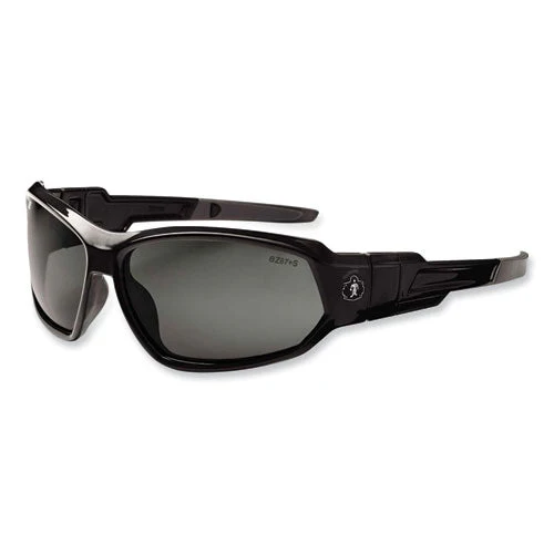 Skullerz Loki Safety Glasses/goggles, Black Nylon Impact Frame,polarized Smoke Polycarbonate Lens, Ships In 1-3 Business Days - Image 1