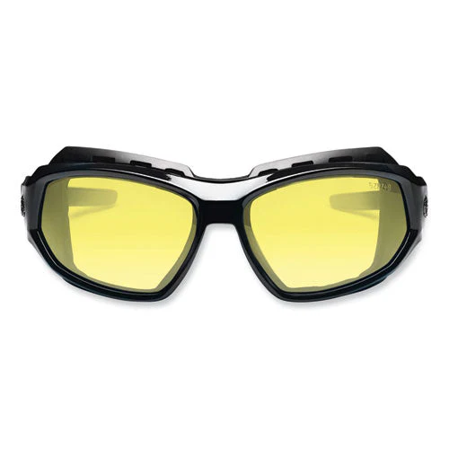 Skullerz Loki Safety Glasses/goggles, Black Nylon Impact Frame, Yellow Polycarbonate Lens, Ships In 1-3 Business Days - Image 2