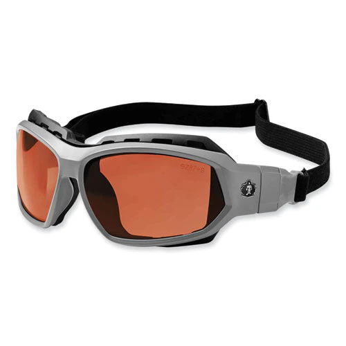 Skullerz Loki Safety Glasses/goggles, Gray Nylon Impact Frame, Polarized Copper Polycarb Lens, Ships In 1-3 Business Days - Image 2
