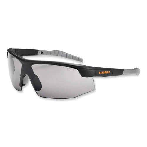 Skullerz Skoll Safety Glasses, Matte Black Nylon Impact Frame, Smoke Polycarbonate Lens, Ships In 1-3 Business Days - Image 1