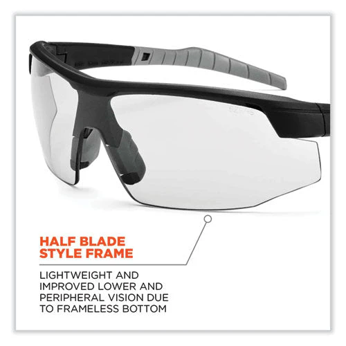 Skullerz Skoll Safety Glasses, Matte Black Nylon Impact Frame, Indoor/outdoor Polycarbonate Lens, Ships In 1-3 Business Days - Image 3