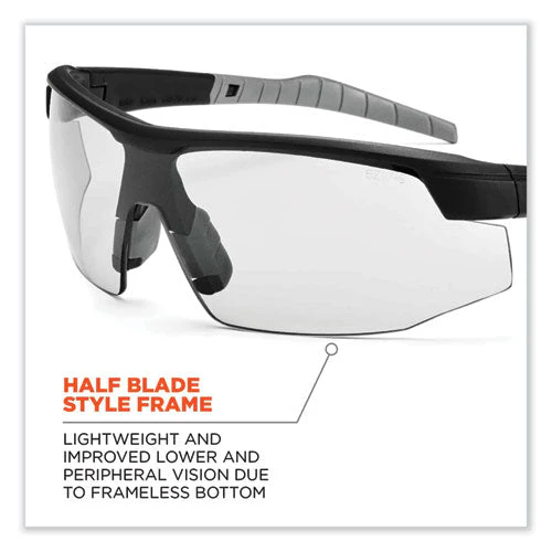 Skullerz Skoll Safety Glasses, Black Nylon Impact Frame, Antifog, Indoor/outdoor Polycarbon Lens, Ships In 1-3 Business Days - Image 3