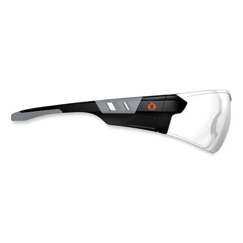 Skullerz Saga Frameless Safety Glasses, Black Nylon Impact Frame, Anti-fog Clear Polycarb Lens, Ships In 1-3 Business Days - Image 2