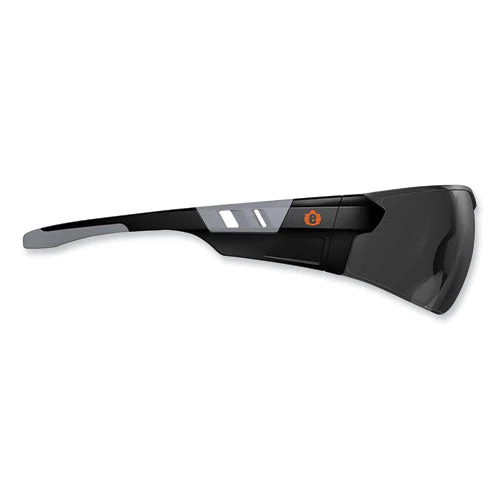 Skullerz Saga Frameless Safety Glasses, Matte Black Nylon Impact Frame, Smoke Polycarbonate Lens, Ships In 1-3 Business Days - Image 3