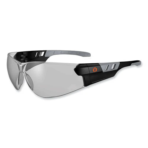 Skullerz Saga Frameless Safety Glasses, Black Nylon Impact Frame, Antifog Indr/outdr Polycarb Lens,ships In 1-3 Business Days - Image 1