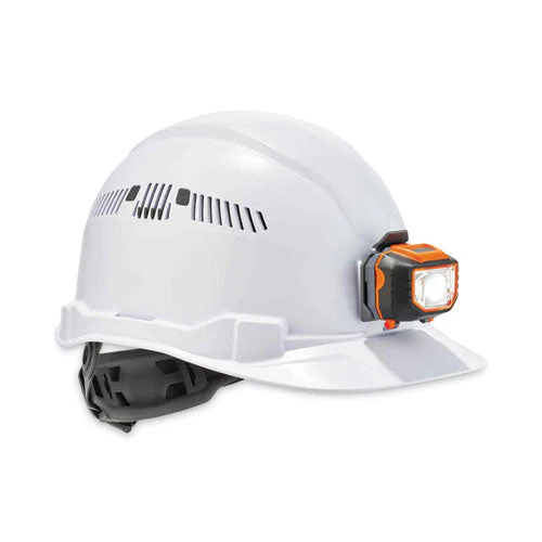 Skullerz 8972led Class C Hard Hat Cap Style With Led Light, White, Ships In 1-3 Business Days - Image 1