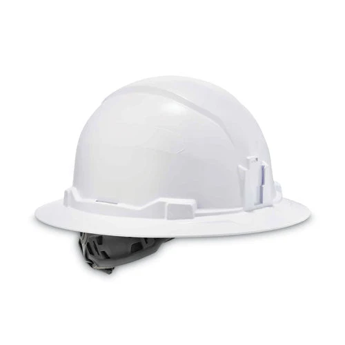 Skullerz 8971 Class E Hard Hat Full Brim, White, Ships In 1-3 Business Days - Image 1