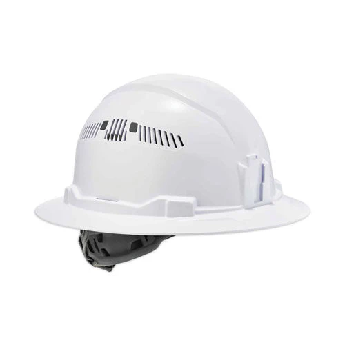 Skullerz 8973 Class C Hard Hat Full Brim, White, Ships In 1-3 Business Days - Image 1
