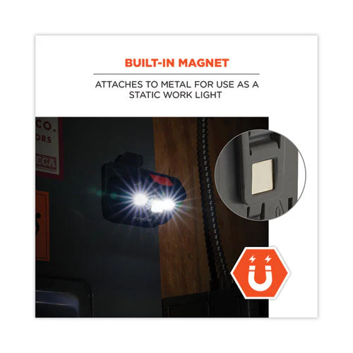 Skullerz 8987 Rechargeable Hard Hat Led Light, 2.5 X 3 X 2, Black, Ships In 1-3 Business Days - Image 3