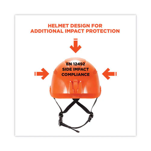 Skullerz 8975 Class C Safety Helmet, 6-point Ratchet Suspension, Orange, Ships In 1-3 Business Days - Image 2