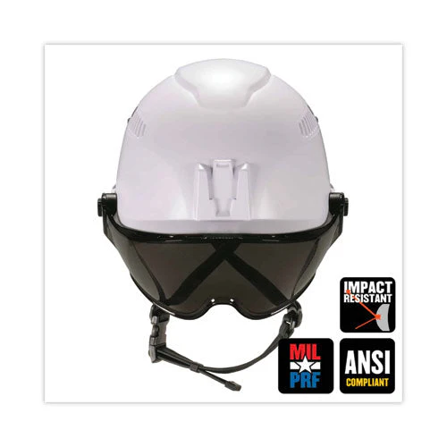 Skullerz 8991 Safety Helmet Visor, Polycarbonate, 6 X 12 X 4, Smoke, Ships In 1-3 Business Days - Image 2