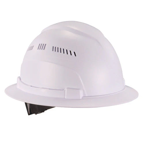 Skullerz 8968 Class C Lightweight Full Brim Hard Hat, Adjustable Venting, 6-pt Rachet Suspension, White,ships In 1-3 Bus Days - Image 1