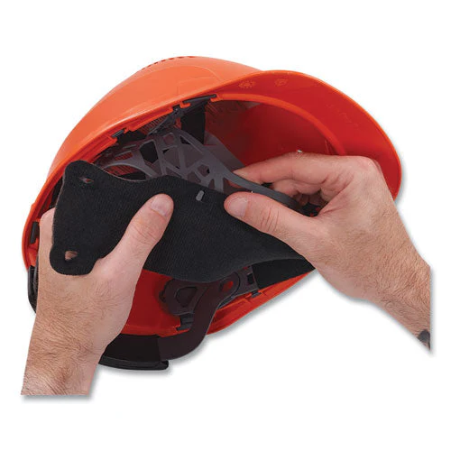 Skullerz 8990 Lightweight Hard Hat Sweatband Replacement, Polyester, Black, 10/pack, Ships In 1-3 Business Days - Image 3