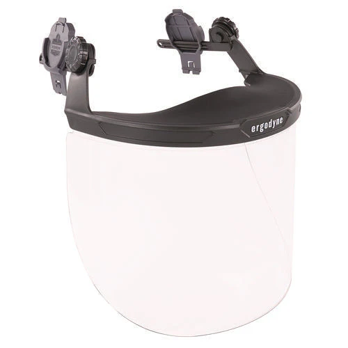 Skullerz 8995 Anti-scratch And Anti-fog Hard Hat Face Shield With Adapter For Full Brim, Clear Lens, Ships In 1-3 Bus Days - Image 1