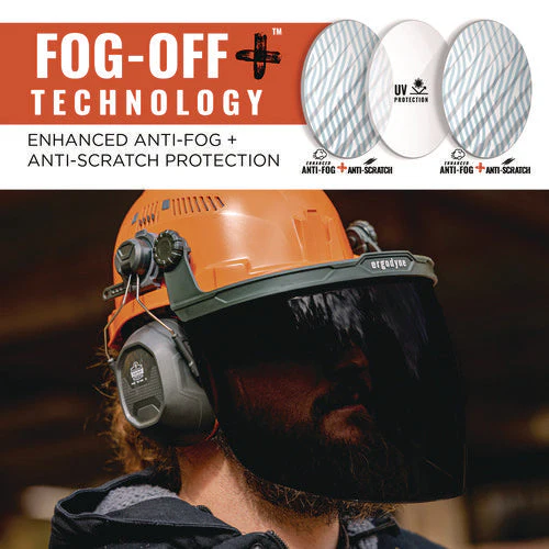 Skullerz 8997 Anti-scratch/anti-fog Face Shield Replacement, Cap-style/safety Helmet, Smoke Lens, Ships In 1-3 Bus Days - Image 2