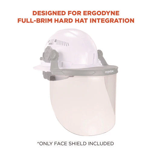 Skullerz 8998 Anti-scratch/anti-fog Face Shield Replacement For Full Brim Hard Hat, Clear Lens, Ships In 1-3 Business Days - Image 2