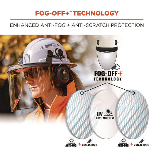 Skullerz 8998 Anti-scratch/anti-fog Face Shield Replacement For Full Brim Hard Hat, Clear Lens, Ships In 1-3 Business Days - Image 3