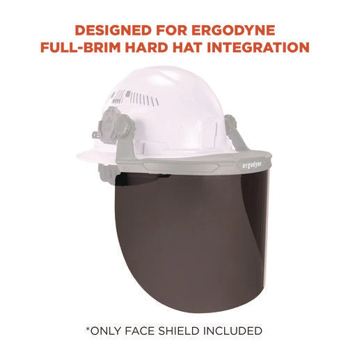 Skullerz 8998 Anti-scratch/anti-fog Face Shield Replacement For Full Brim Hard Hat, Smoke Lens, Ships In 1-3 Business Days - Image 3
