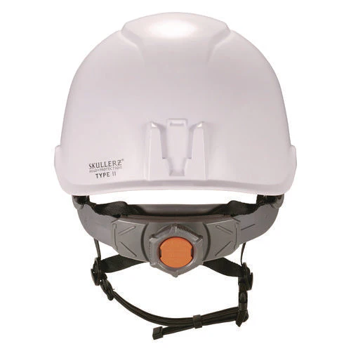 Skullerz 8976led Class E Safety Helmet With Led Light, 6-point Rachet Suspension, White, Ships In 1-3 Business Days - Image 2