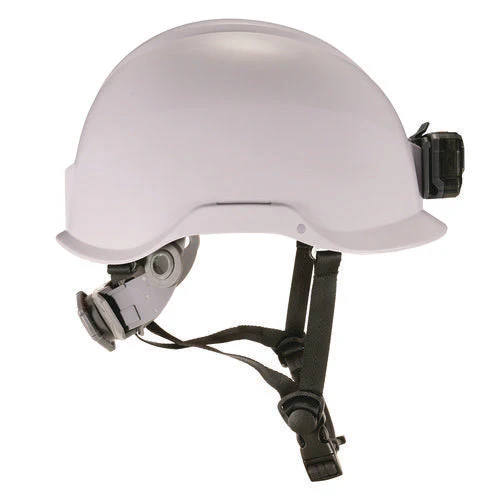 Skullerz 8976led Class E Safety Helmet With Led Light, 6-point Rachet Suspension, White, Ships In 1-3 Business Days - Image 3