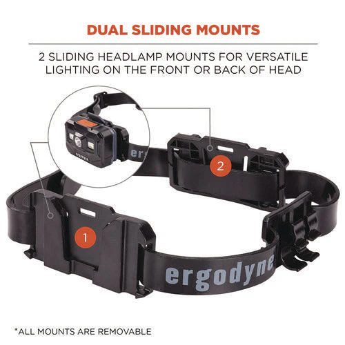 Skullerz 8979 Headband Light Mount With Silicone Strap, Ships In 1-3 Business Days - Image 2