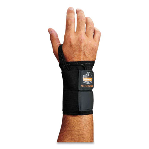 Proflex 4010 Double Strap Wrist Support, Small, Fits Left Hand, Black, Ships In 1-3 Business Days - Image 1
