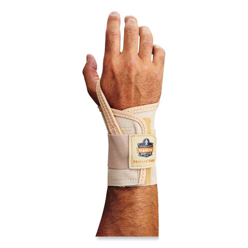 Proflex 4000 Single Strap Wrist Support, Large, Fits Right Hand, Tan, Ships In 1-3 Business Days - Image 1