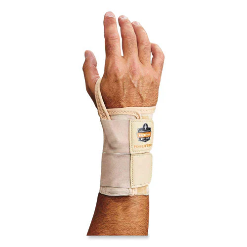 Proflex 4010 Double Strap Wrist Support, X-large, Fits Left Hand, Tan, Ships In 1-3 Business Days - Image 1