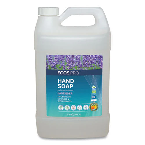 Liquid Hand Soap, Lavender Scent, 1 Gal Bottle - Image 1
