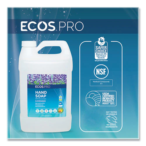 Liquid Hand Soap, Lavender Scent, 1 Gal Bottle - Image 2