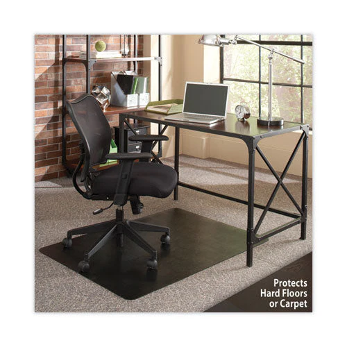 Floor+mate, For Hard Floor To Medium Pile Carpet Up To 0.75", 36 X 48, Black - Image 3