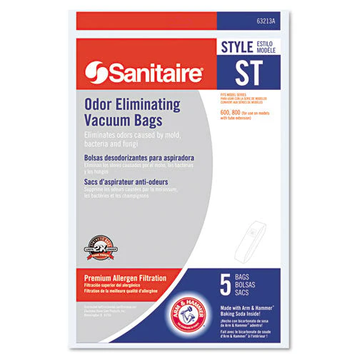 Style St Disposable Vacuum Bags For Sc600 And Sc800 Series, 5 Bags/pack - Image 1