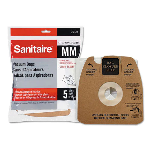 Style Mm Disposable Dust Bags With Allergen Filter For Sc3683a/sc3683b, 5/pack - Image 1