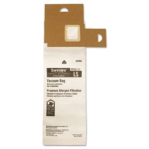 Commercial Upright Vacuum Cleaner Replacement Bags, Style Ls, 5/pack, 10 Packs/carton - Image 2