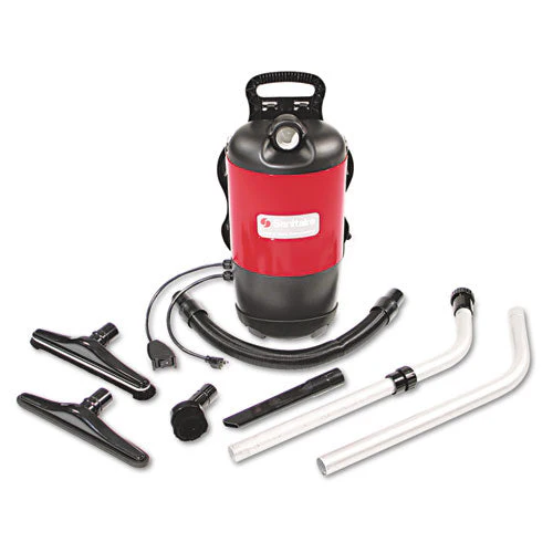 Transport Quietclean Backpack Vacuum Sc412b, 1.5 Gal Tank Capacity, Red - Image 1