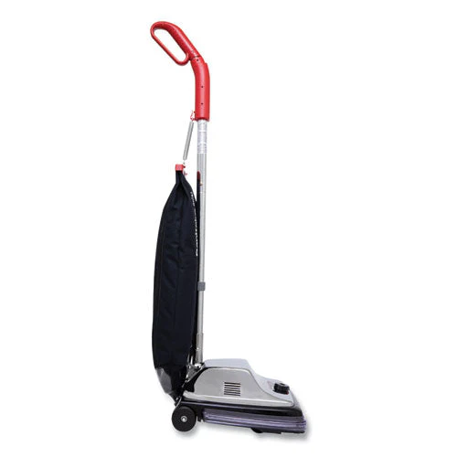 Tradition Quietclean Upright Vacuum Sc889a, 12" Cleaning Path, Gray/red/black - Image 2