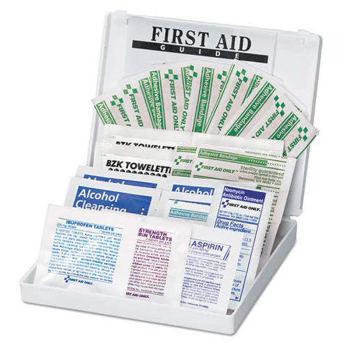 All-purpose First Aid Kit, 34 Pieces, 3.74 X 4.75, 34 Pieces, Plastic Case - Image 2