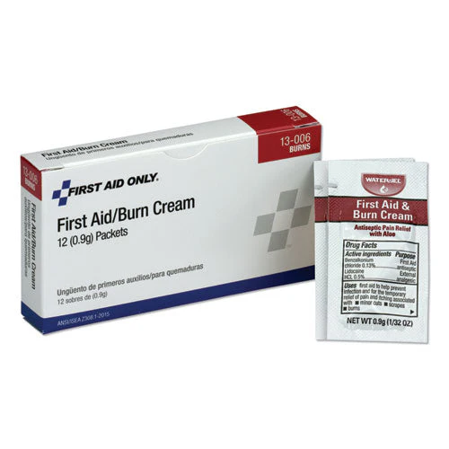 First Aid Kit Refill Burn Cream Packets, 0.1 G Packet, 12/box - Image 1