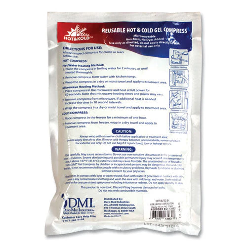 Reusable Hot/cold Pack, 8.63 X 8.63, White - Image 1