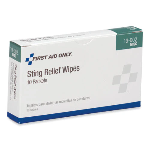 First Aid Sting Relief Pads, 10/box - Image 2