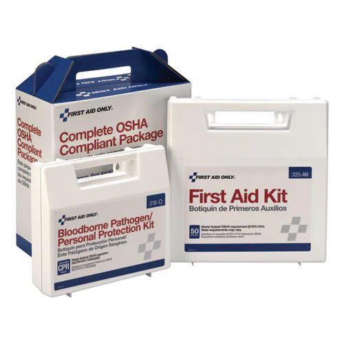First Aid Kit For 50 People, 229 Pieces, Ansi/osha Compliant, Plastic Case - Image 1