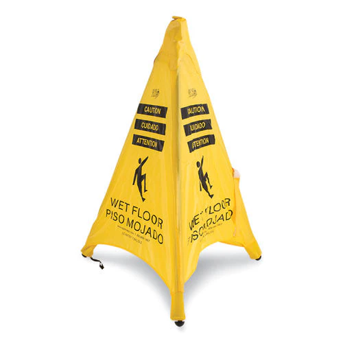 Pop Up Safety Cone, 3 X 2.5 X 30, Yellow - Image 3