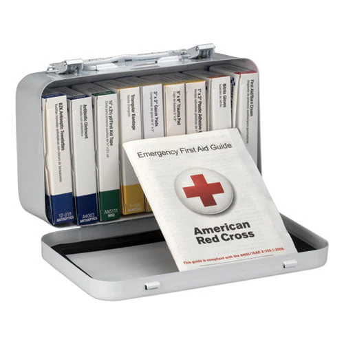 Unitized First Aid Kit For 10 People, 65 Pieces, Osha/ansi, Metal Case - Image 3