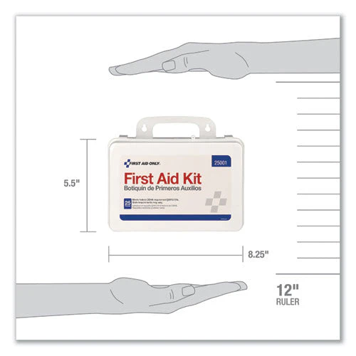 First Aid Kit For Use By Up To 25 People, 113 Pieces, Plastic Case - Image 3