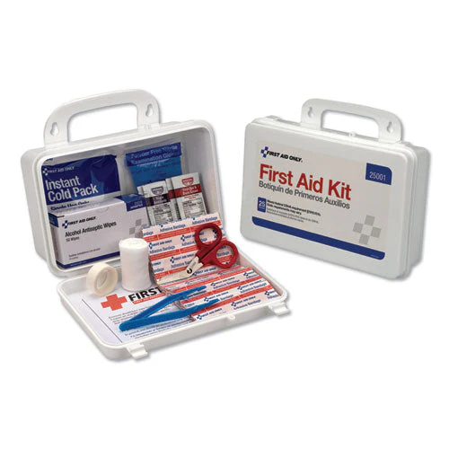 First Aid Kit For Use By Up To 25 People, 113 Pieces, Plastic Case - Image 2